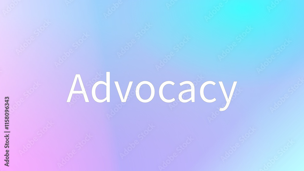 Advocacy のグラデーション背景イラスト Advocacy のグラデーション背景イラスト