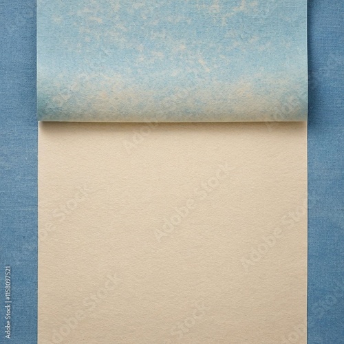 blue paper background