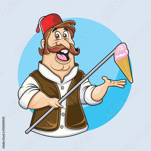 Turkish Ice cream seller
