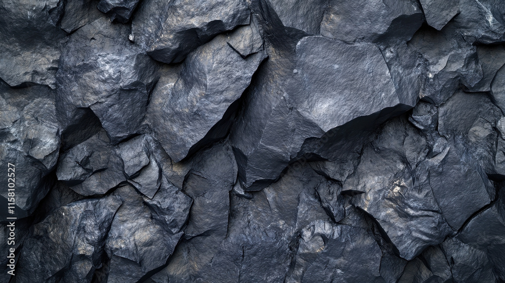 Ultra detailed texture of black slate stone with rough surfaces and sharp edges, showcasing natural patterns and variations in color and texture Ultra detailed texture of black slate stone with rough surfaces and sharp edges, showcasing natural patterns and variations in color and texture
