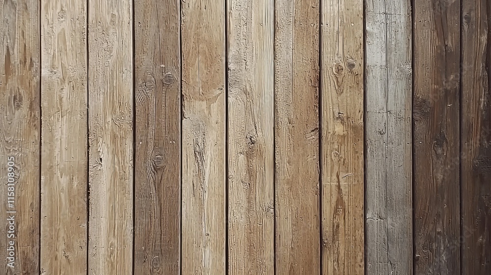 Naklejka premium Vertical wooden planks background texture.