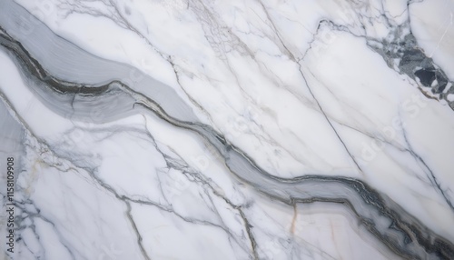 Wallpaper Mural A white marble with a blue line running through it Torontodigital.ca