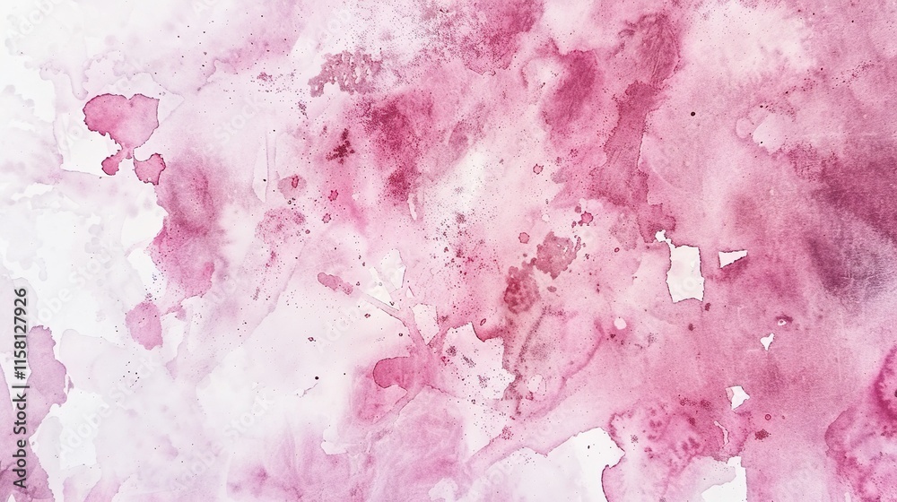 Fototapeta premium Pink Watercolor galaxy Colorful Abstract background