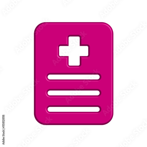 Medical Report icon template