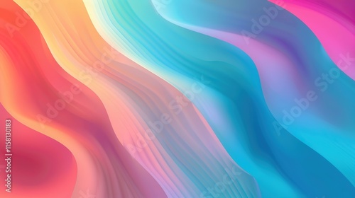 Wallpaper Mural Pastel rainbow Gradient Colorful Abstract background Torontodigital.ca