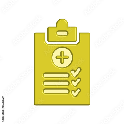 Medical Report icon template