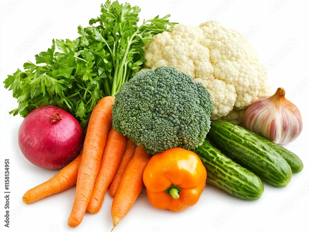 Healthy vegetable harvest featuring fresh produce in natural light close-up view promoting healthy eating Healthy vegetable harvest featuring fresh produce in natural light close-up view promoting healthy eating