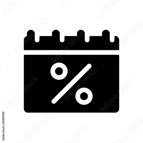 Discount Calendar Icon