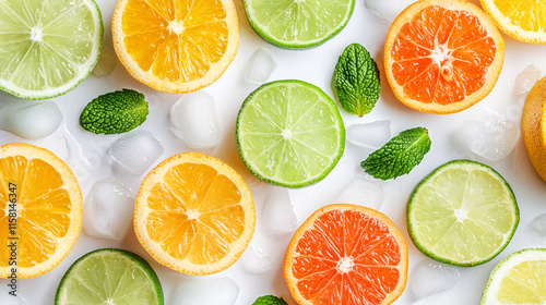 Citrus Burst: A vibrant and...