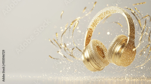 Golden Headphones Celebration