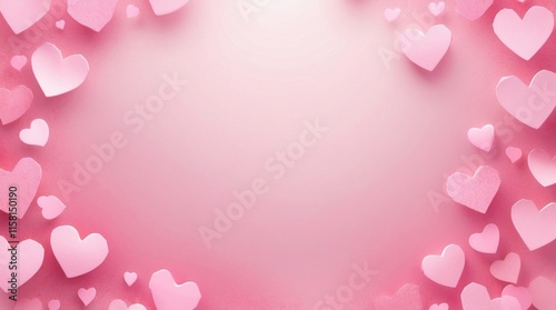 a bright pastel pink background reminiscen