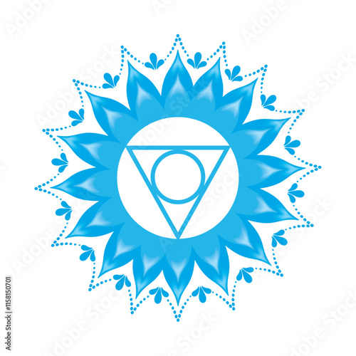 visuddha throat chakra icon