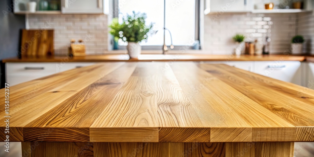 Oak Worktop Table Top Down View - Minimalist Photography, Natural Wood Texture, Kitchen Counter, Rustic Design Oak Worktop Table Top Down View - Minimalist Photography, Natural Wood Texture, Kitchen Counter, Rustic Design