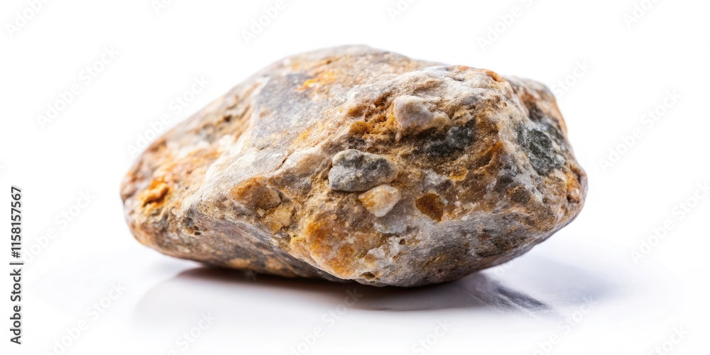 Top View Rock Empty Space White Background Text Overlay, High Depth of Field Stone Texture Image Top View Rock Empty Space White Background Text Overlay, High Depth of Field Stone Texture Image