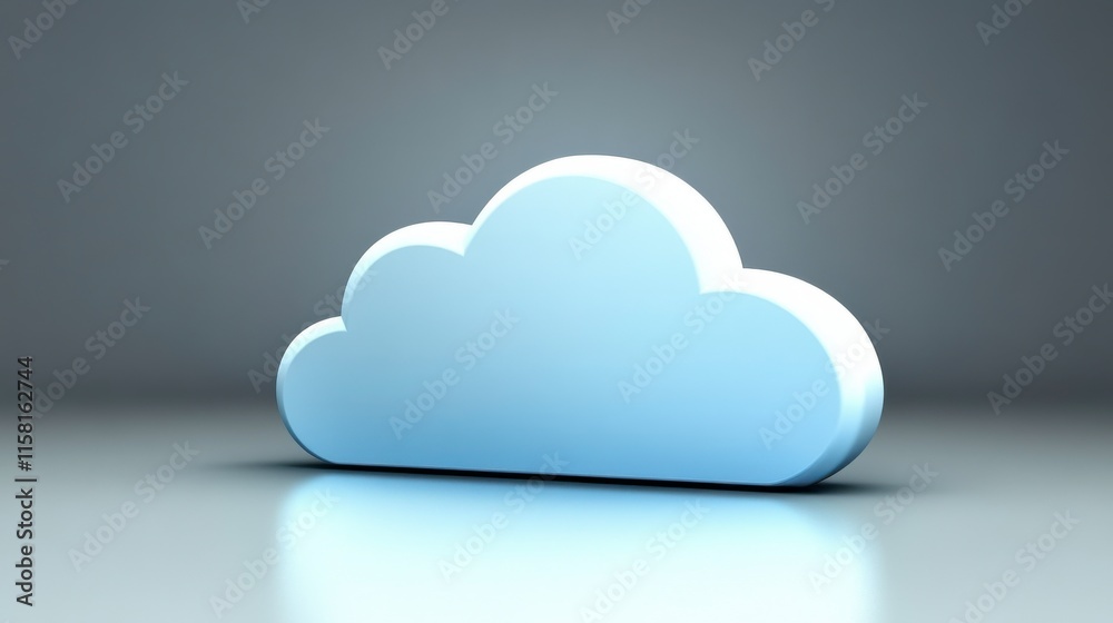 Abstract Soft Cloud with High Contrast Background Abstract Soft Cloud with High Contrast Background
