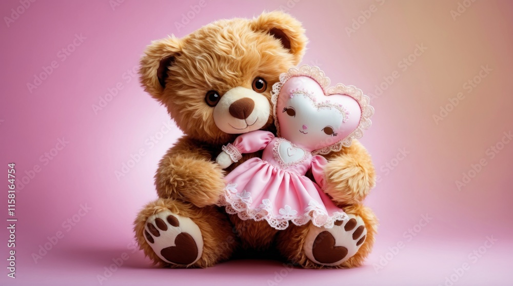 soft cuddly teddy bear with warm honeybr soft cuddly teddy bear with warm honeybr
