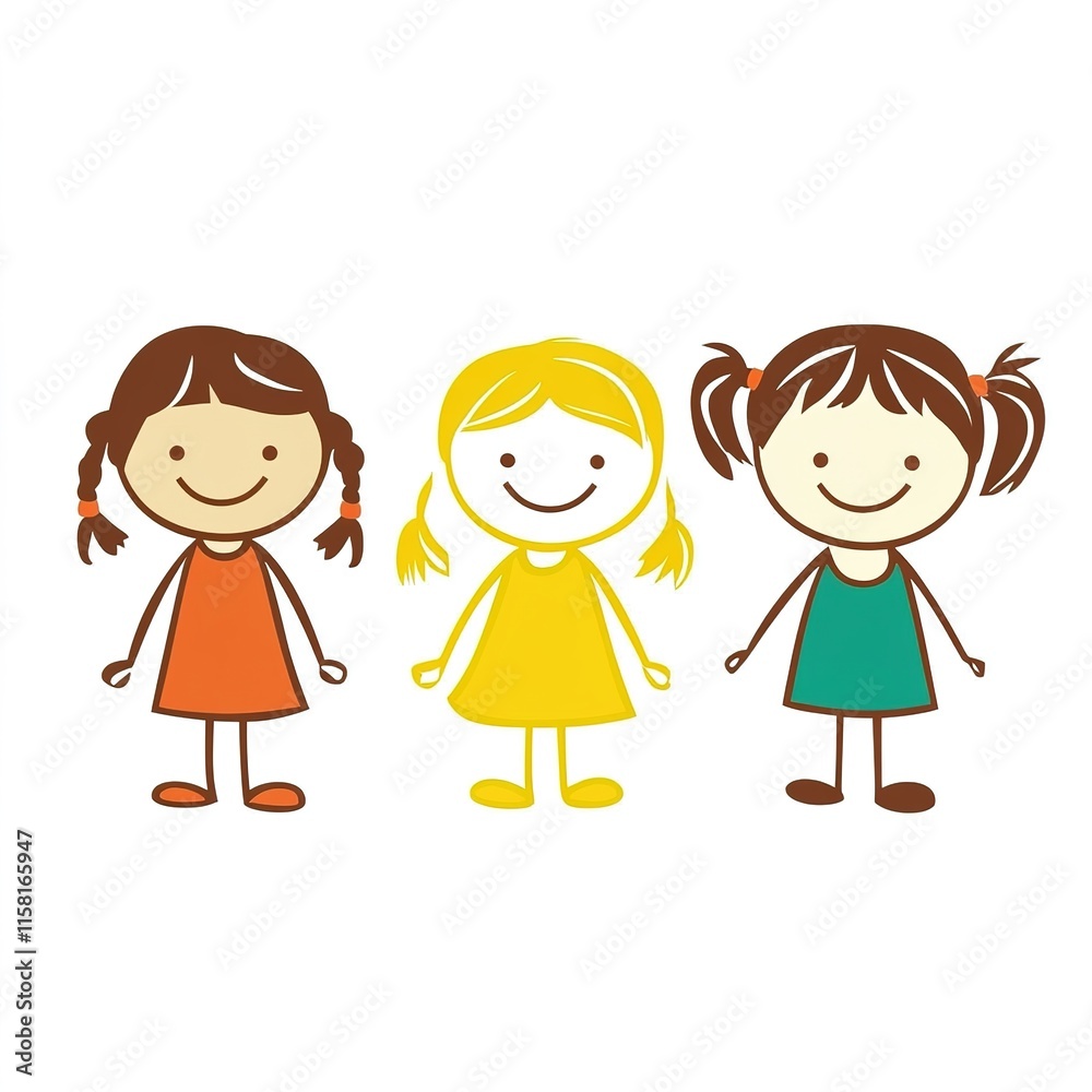 Children icon, symbolizing innocence and joy, isolated on a clean white background, featuring a simple and minimalist design. Children icon, symbolizing innocence and joy, isolated on a clean white background, featuring a simple and minimalist design.