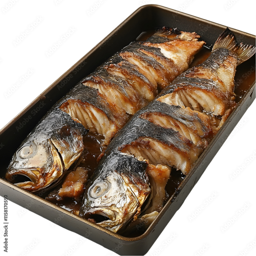 Tuna fish steak grilled isolated on white background
Tuna fish steak grilled isolated on white background