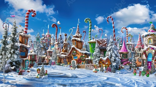 Whoville decorations Christmas village whoville photo