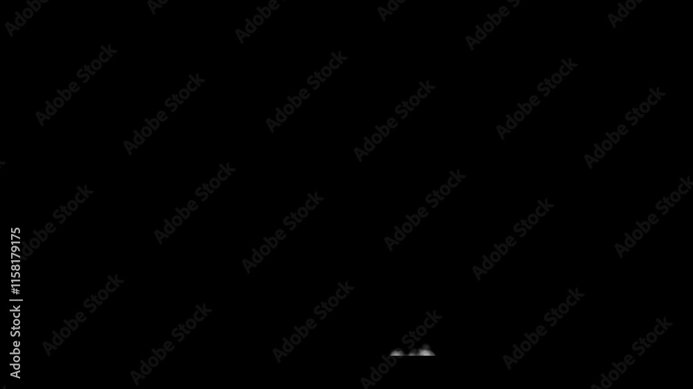 Smoke shockwave animation on a black screen featuring dynamic motion and realistic effects creating a dramatic and impactful visual perfect for action and cinematic projects