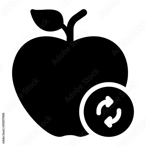 sync glyph icon