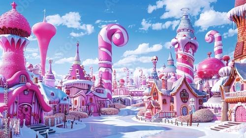 Mount crumpit Zoom background whoville fantasy photo