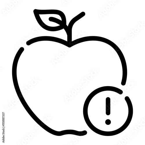 warning line icon
