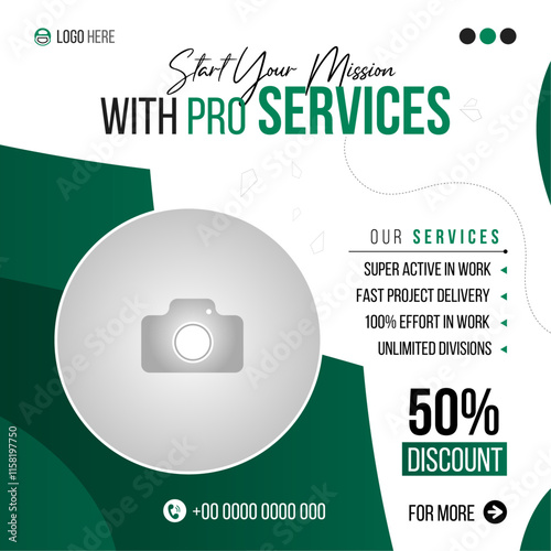 Pro services social media post