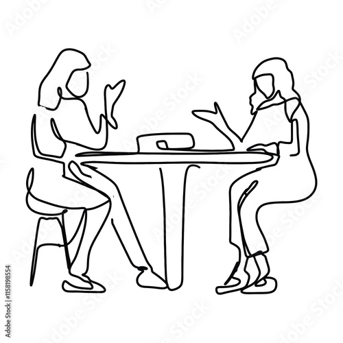 Meeting Point Accessories Graphic Design Line Art Vector Decoration