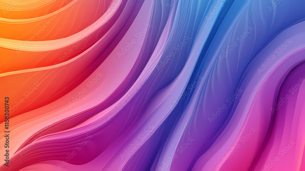 Obraz premium Vibrant Hues Abstract Background 