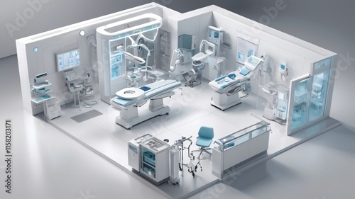 Modern Hospital Operating Room Interior Design