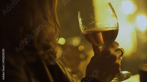 Champagne toast at New Year party