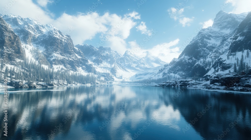 Fototapeta premium glacier national park