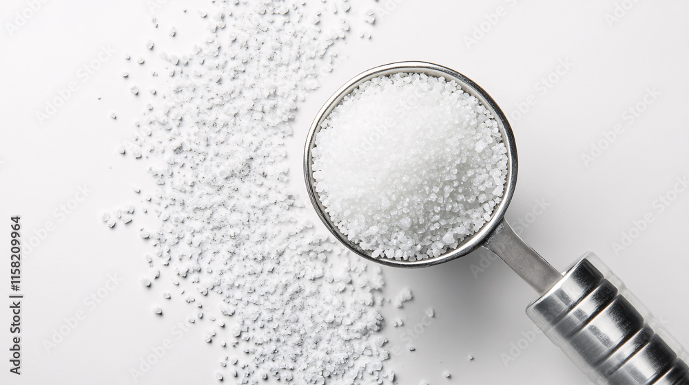 Fototapeta premium Sugar Shaker for Even Dispensing - Isolated on White Background