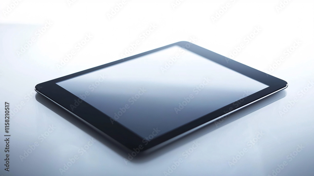 Tablet Isolated on White Background - Portable Device Tablet Isolated on White Background - Portable Device