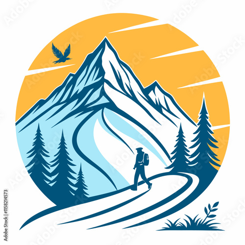 winter mountain landscape