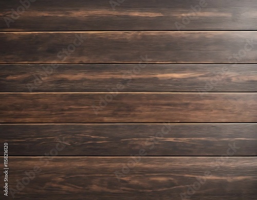 Dark Brown Wooden Planks Vertical Texture Background photo