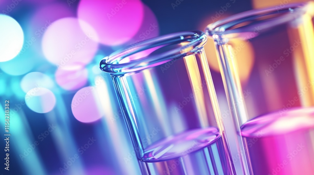 Colorful test tubes with vibrant liquid solutions. Colorful test tubes with vibrant liquid solutions.