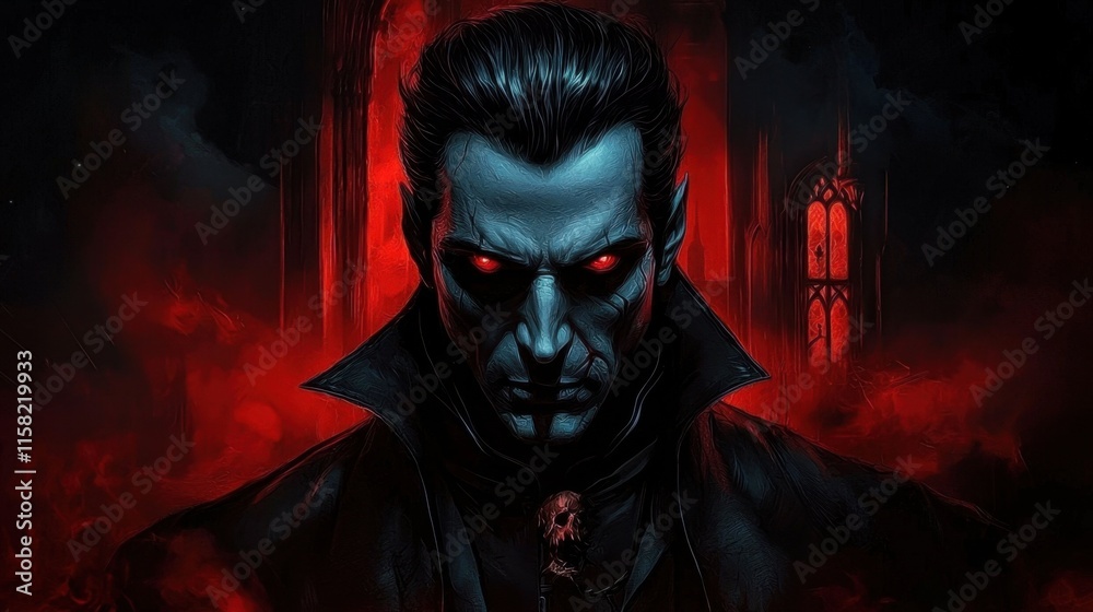 Obraz premium Discovering the World of Legends: The Iconic Dracula and His Curse
