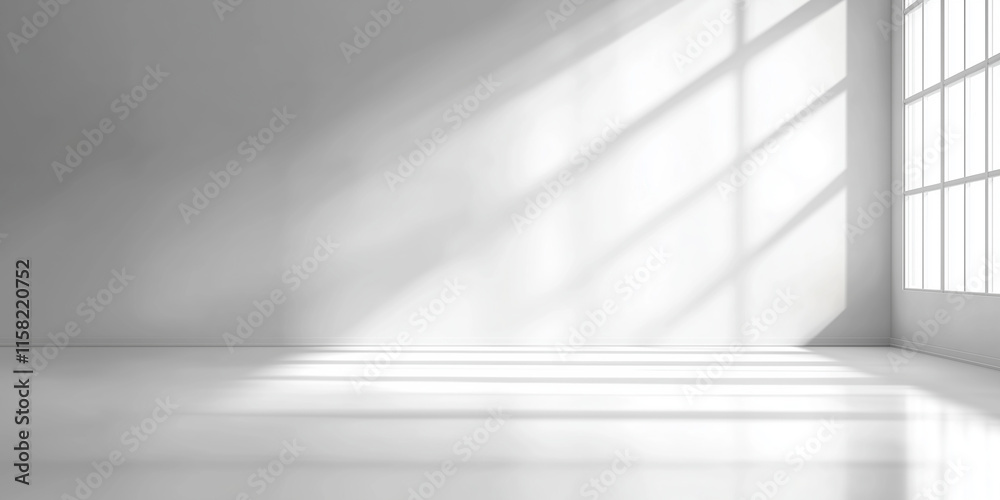 Bright and spacious room with sunlight streaming through large windows during the day Bright and spacious room with sunlight streaming through large windows during the day