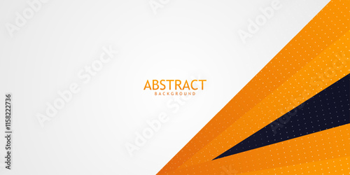 orange abstract background. Modern circle lines pattern. Minimal geometric abstract orange background with circle shape and line. Minimal geometric design. Vector illustration