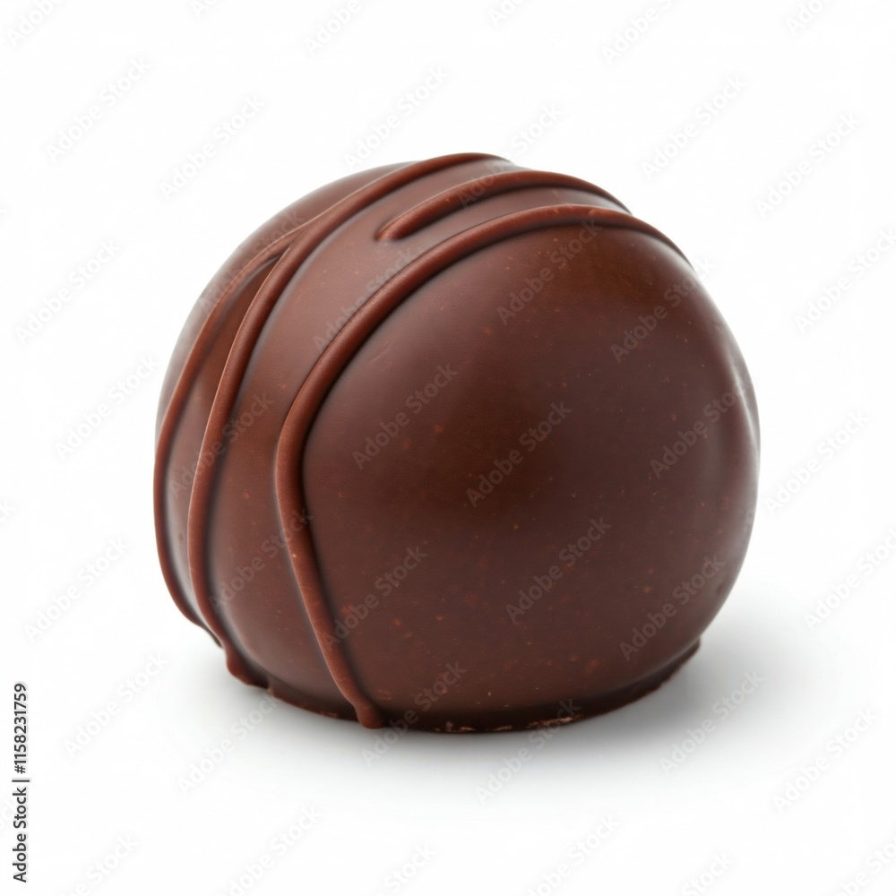 Obraz premium chocolate candy on white background