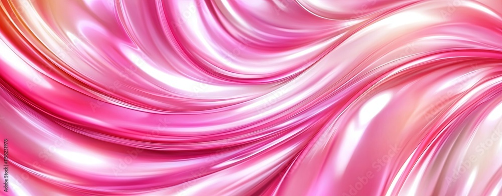 Obraz premium Glossy Soft Pink Rose Background with Pearlescent Finish