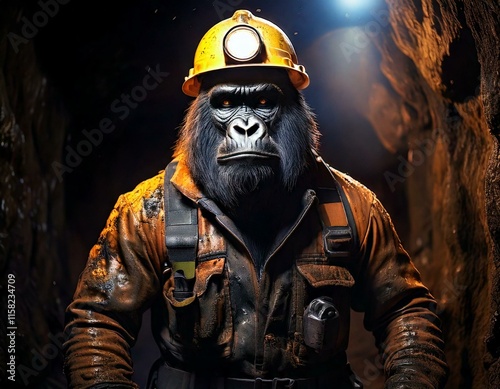 Mining Gorilla: The Underground Worker