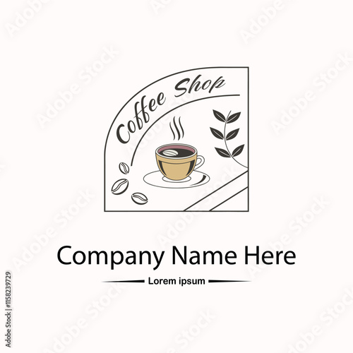 Coffee shop logo