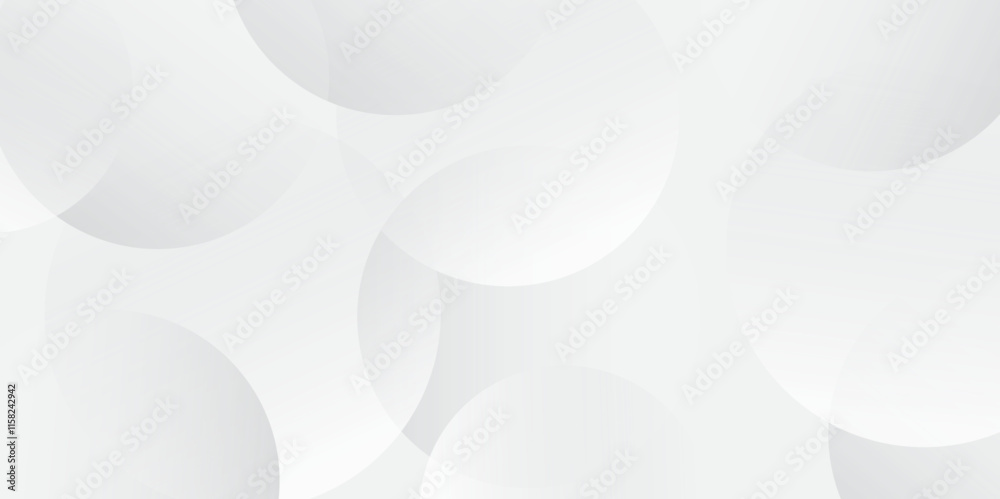 grey and White background with gradient circles. abstract digital future technology concept background. Modern shiny grey circle wave pattern. Futuristic banner, brochure, Wallpaper template vector. grey and White background with gradient circles. abstract digital future technology concept background. Modern shiny grey circle wave pattern. Futuristic banner, brochure, Wallpaper template vector.