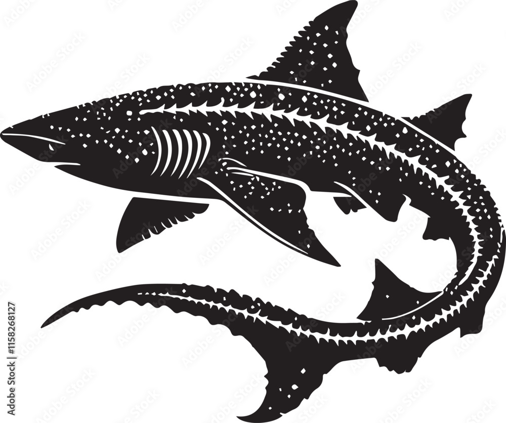 Obraz premium illustration of a shark