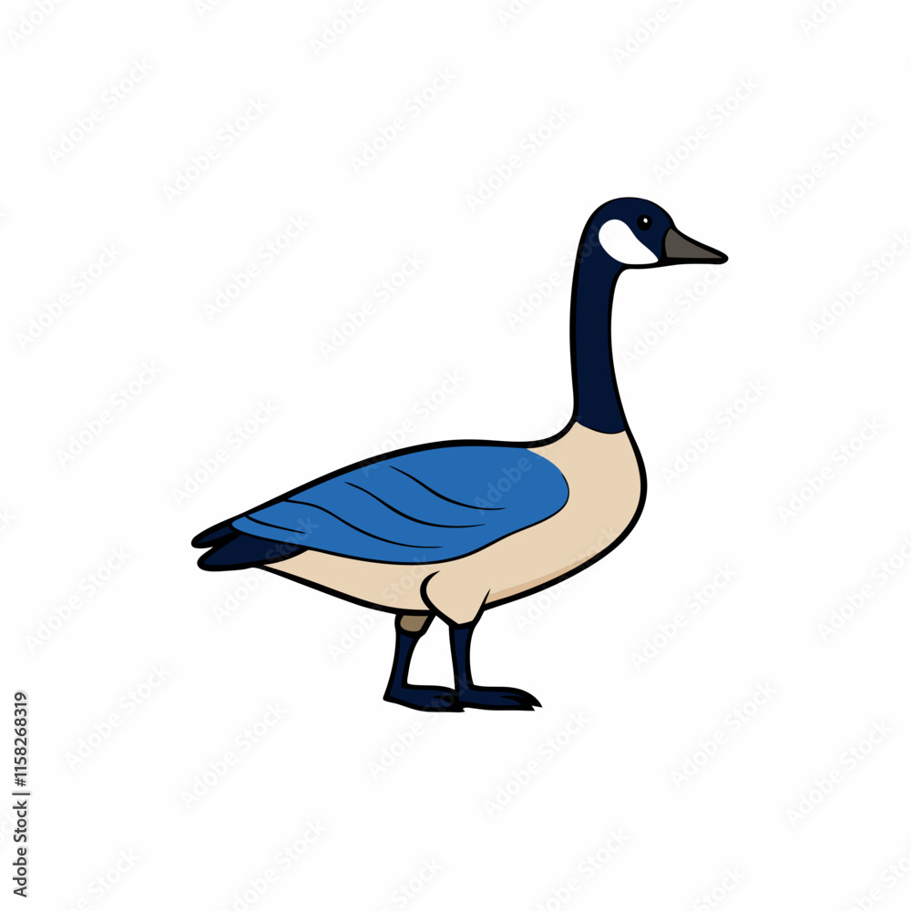 goose isolated on white background goose isolated on white background