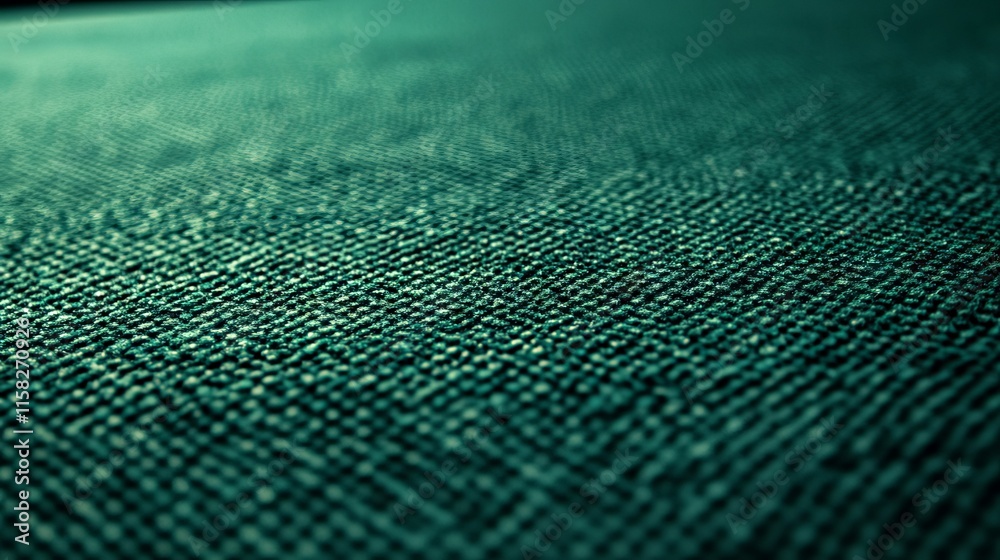 Ultra-close-up of vibrant green billiards table cloth highlighting rich color texture and intricate fabric weave for sports and gaming projects Ultra-close-up of vibrant green billiards table cloth highlighting rich color texture and intricate fabric weave for sports and gaming projects