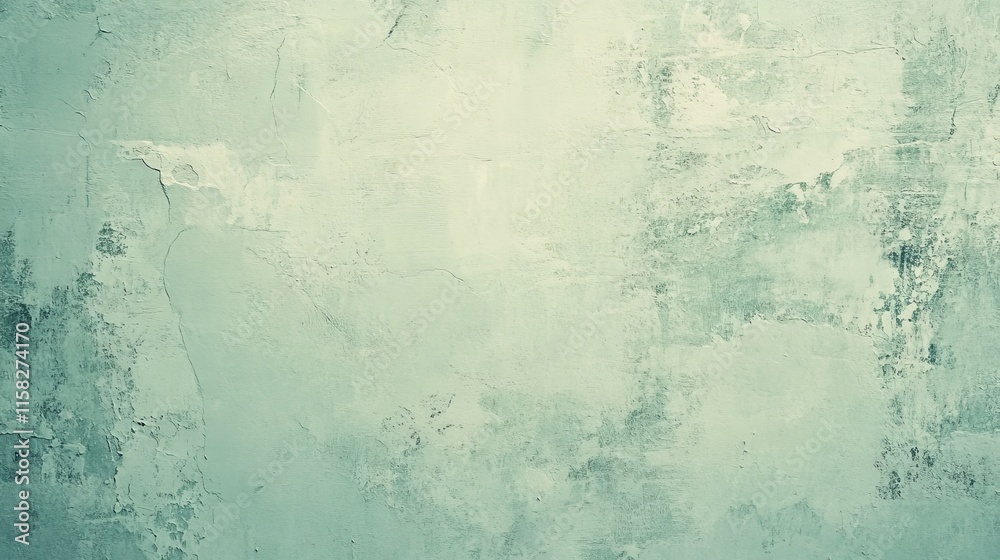 Pale green subtle texture background resembling painted surface with ample empty space for graphic design and additional images Pale green subtle texture background resembling painted surface with ample empty space for graphic design and additional images